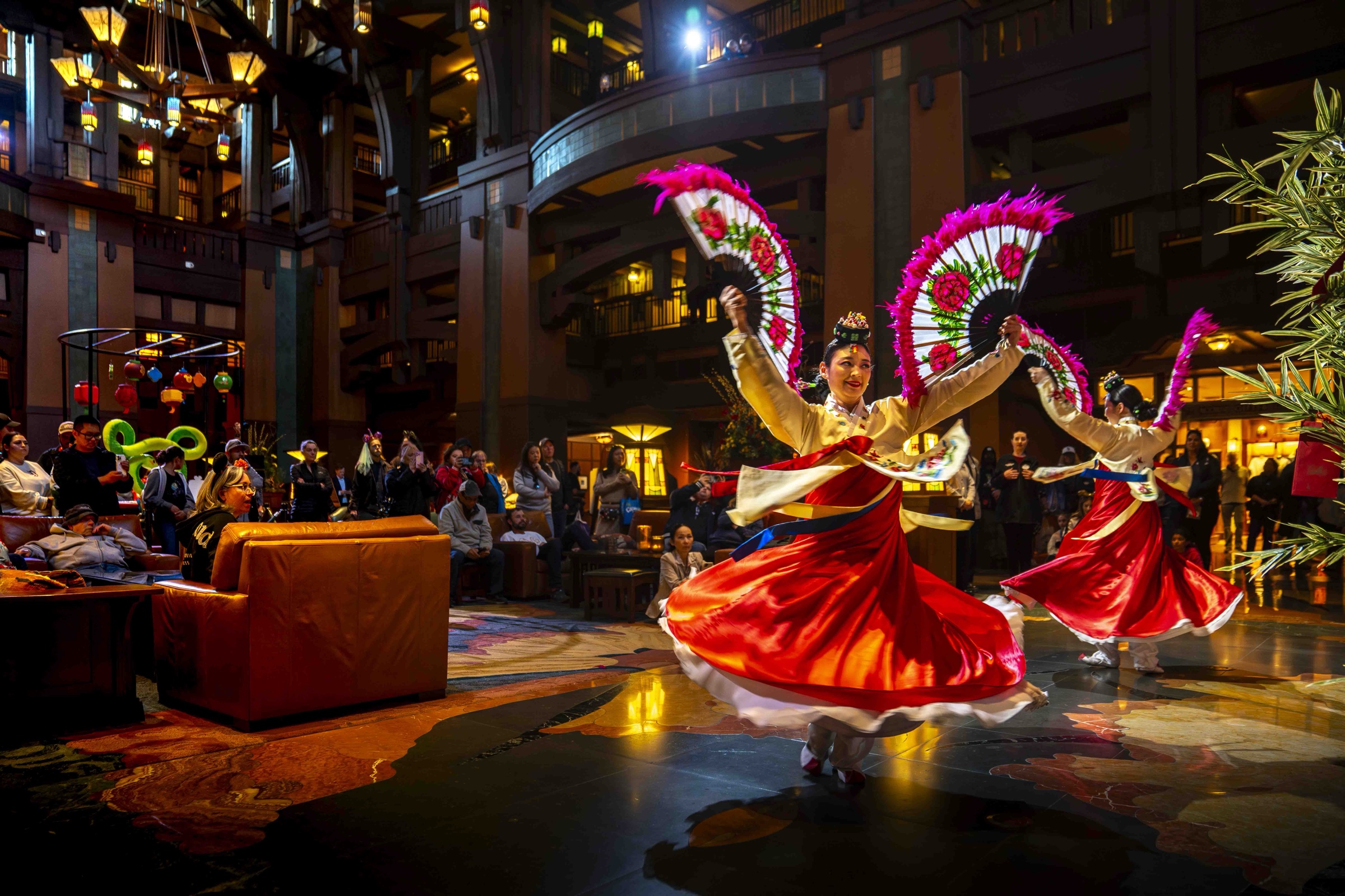 Lunar New Year Kicks Off at Disney’s California Adventure — related performance by Kim Eung Hwa Korean Dance Company