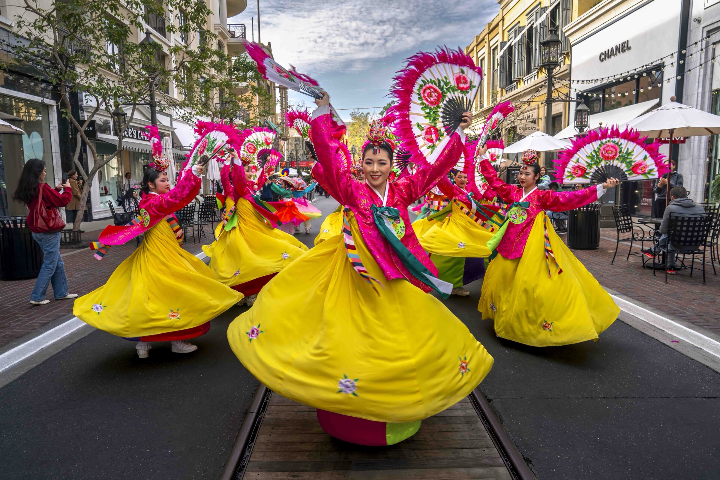Americana at Brand Celebrates Chinese Lunar New Year — related performance by Kim Eung Hwa Korean Dance Company